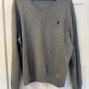 Polo Ralph Lauren Gray V-Neck Sweater